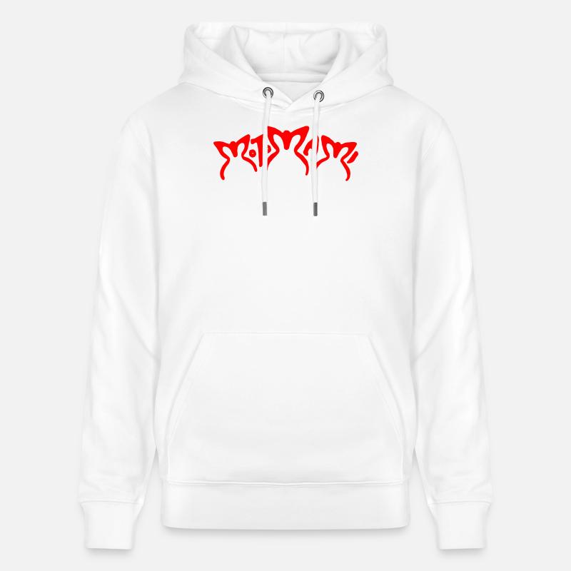 Motomami Y2K Style Papillon Papillon - Sweat à capuche bio CRUISER Stanley/Stella Unisexe - blanc