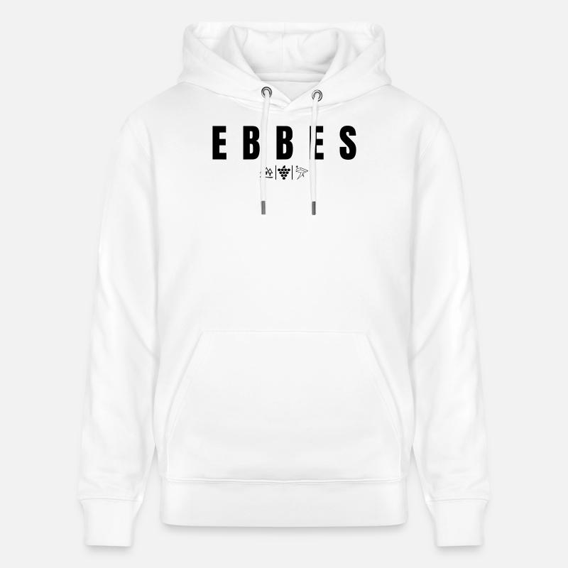 Ebbes - Sweat à capuche bio CRUISER Stanley/Stella Unisexe - blanc
