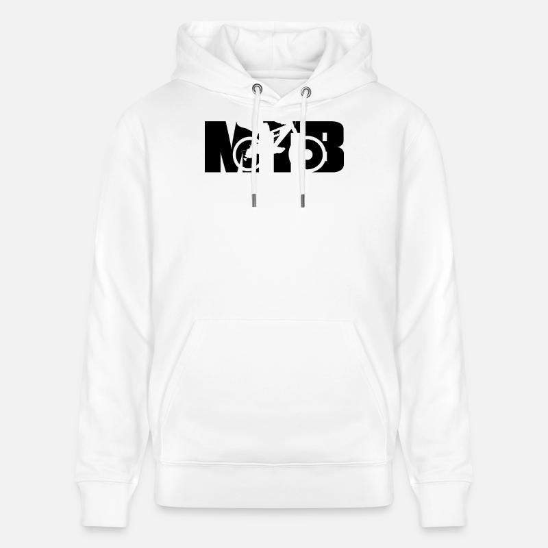 Conception de VTT - Sweat à capuche bio CRUISER Stanley/Stella Unisexe - blanc