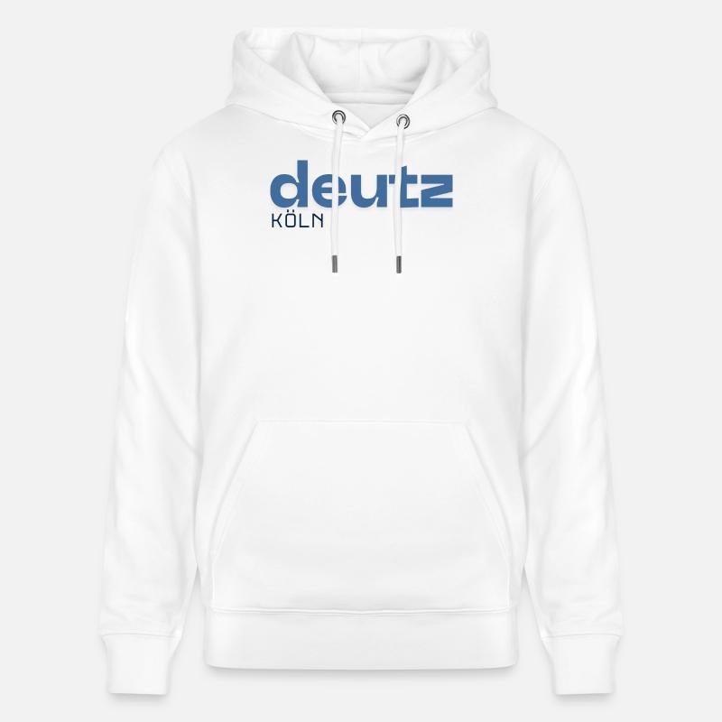 Deutz Cologne - Quartier - Sweat à capuche bio CRUISER Stanley/Stella Unisexe - blanc
