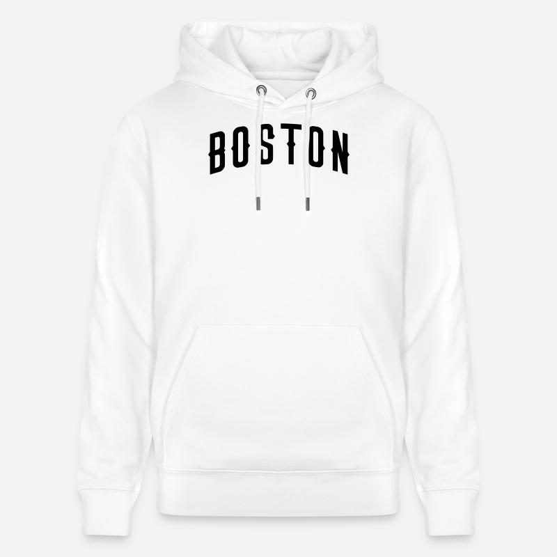 Boston - Sweat à capuche bio CRUISER Stanley/Stella Unisexe - blanc