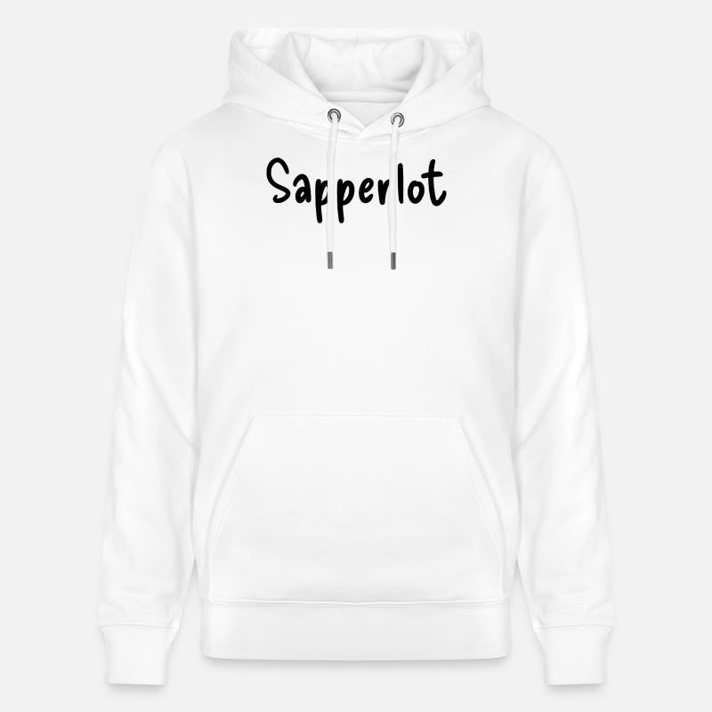 Sapperlot - Sweat à capuche bio CRUISER Stanley/Stella Unisexe - blanc