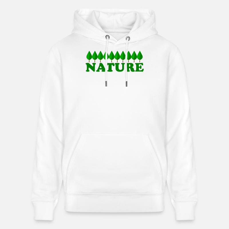 Nature - Sweat à capuche bio CRUISER Stanley/Stella Unisexe - blanc