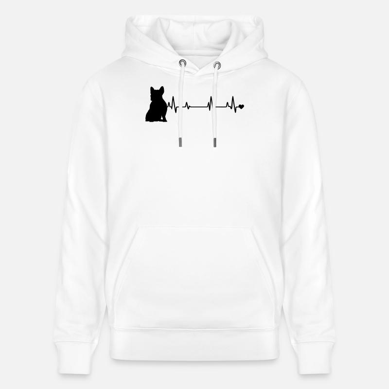 Chien - Sweat à capuche bio CRUISER Stanley/Stella Unisexe - blanc