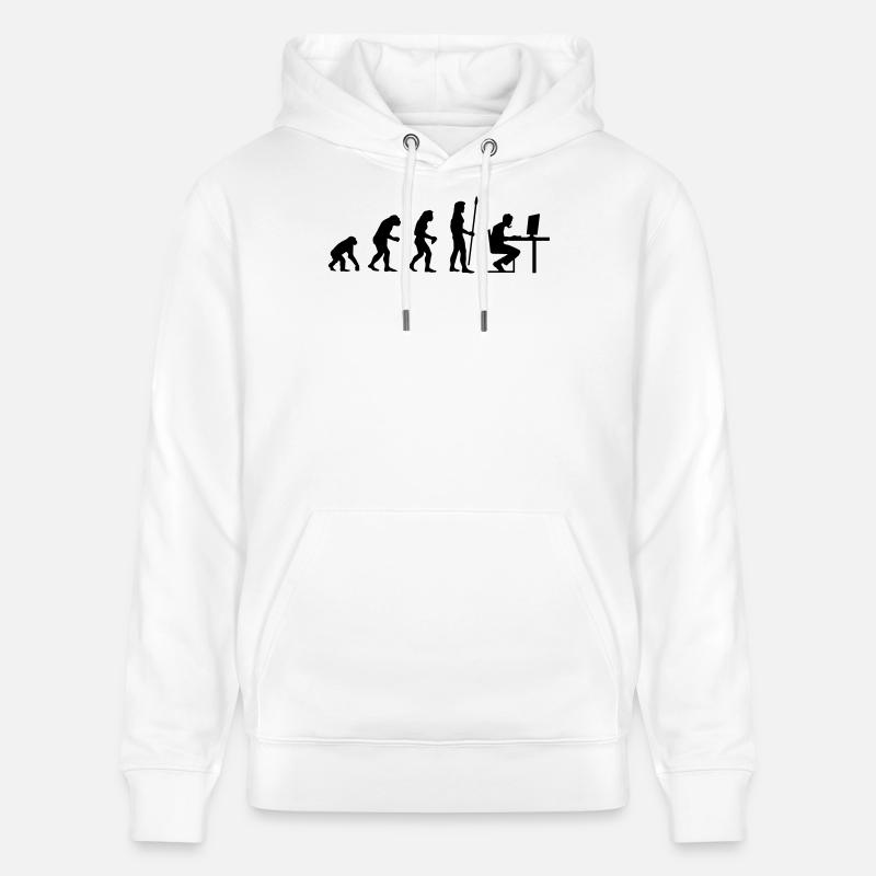 evolution_pc_gamer4 - Stanley/Stella Unisex Bio-Hoodie CRUISER  - Weiß