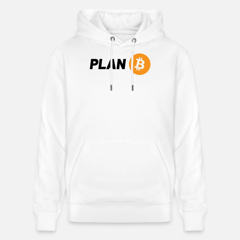 Plan B Bitcoin Crypto Holy - Stanley/Stella Unisex Bio-Hoodie CRUISER  - Weiß