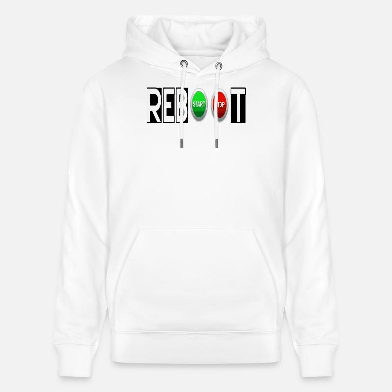 REBOOT - Sweat à capuche bio CRUISER Stanley/Stella Unisexe - blanc