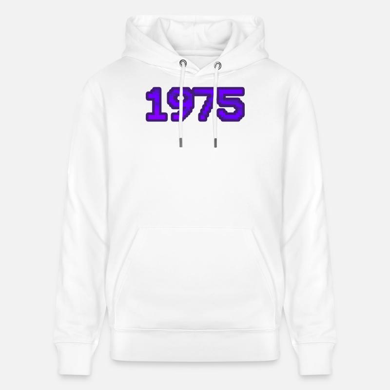 Nerd 1975 - Sweat à capuche bio CRUISER Stanley/Stella Unisexe - blanc