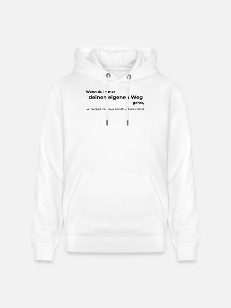 Motivational speaker - Stanley/Stella CRUISER Unisex Organic Hoodie - white