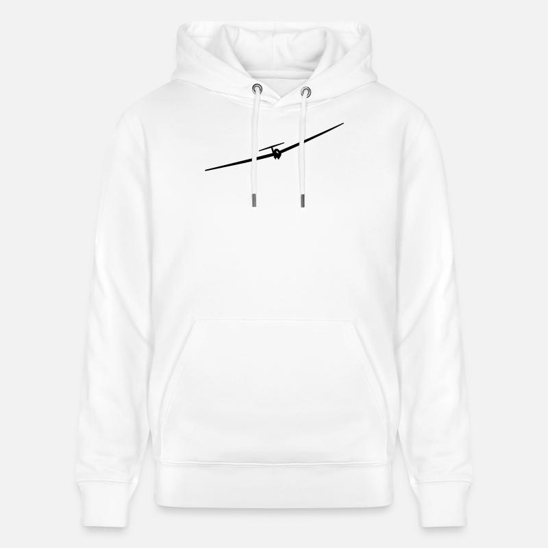 Planeur - Sweat à capuche bio CRUISER Stanley/Stella Unisexe - blanc