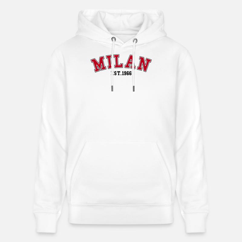 Milan fondée en 1966 - Sweat à capuche bio CRUISER Stanley/Stella Unisexe - blanc