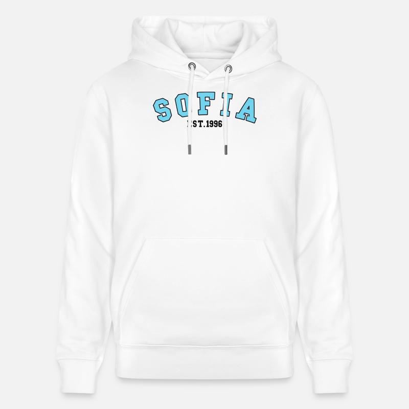 Sofia fondée en 1996 - Sweat à capuche bio CRUISER Stanley/Stella Unisexe - blanc