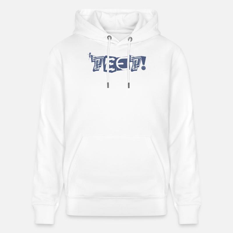 PIE ! - Sweat à capuche bio CRUISER Stanley/Stella Unisexe - blanc