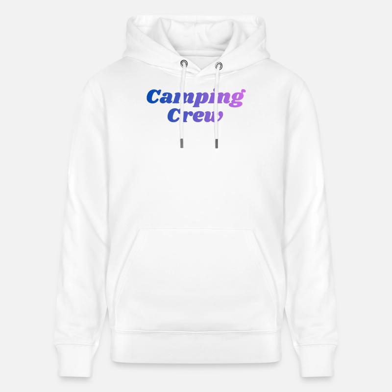 Équipe de camping - Sweat à capuche bio CRUISER Stanley/Stella Unisexe - blanc