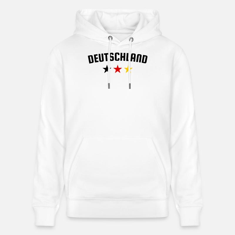 Allemagne 3 Star Design - Sweat à capuche bio CRUISER Stanley/Stella Unisexe - blanc