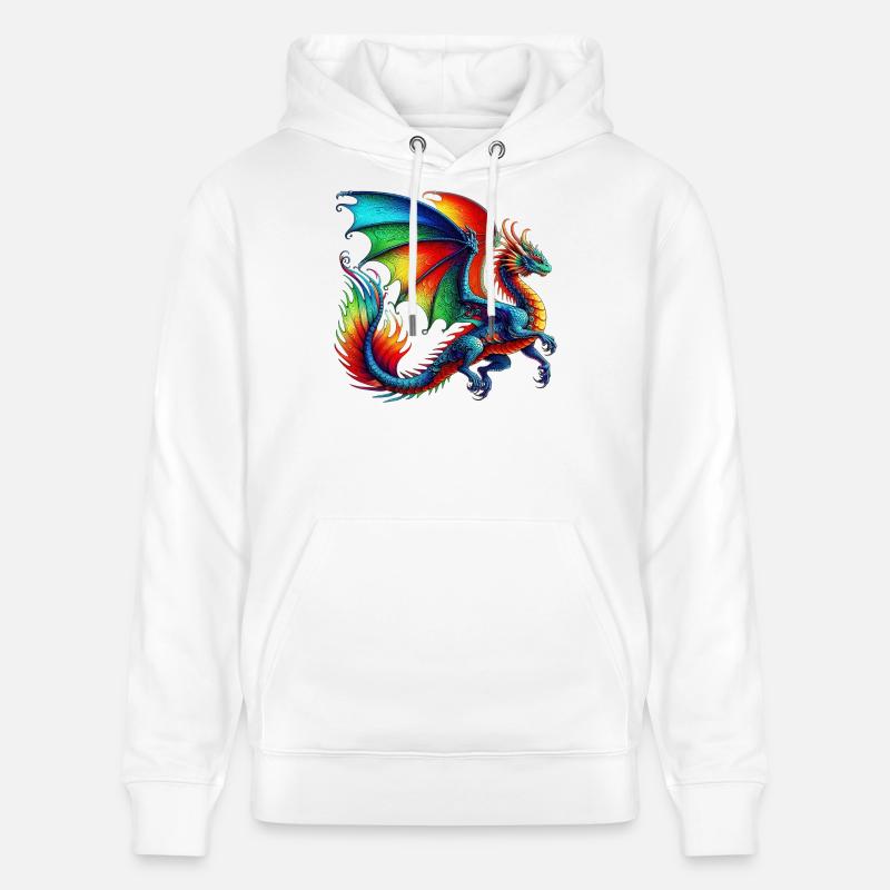 Dragon - Sweat à capuche bio CRUISER Stanley/Stella Unisexe - blanc