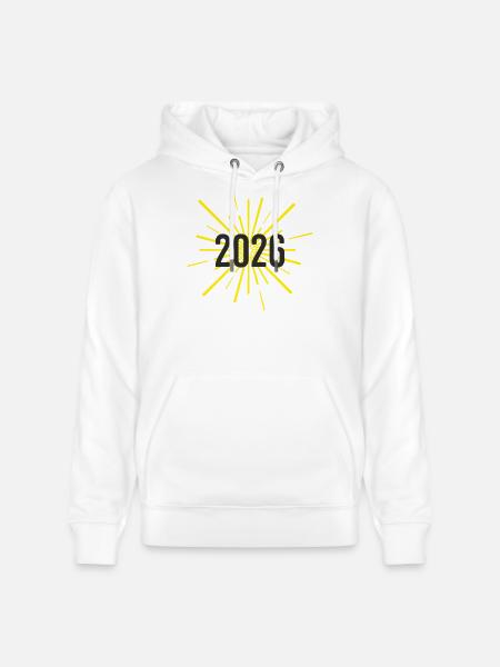 Début de l’année 2026 - Sweat à capuche bio CRUISER Stanley/Stella Unisexe - blanc