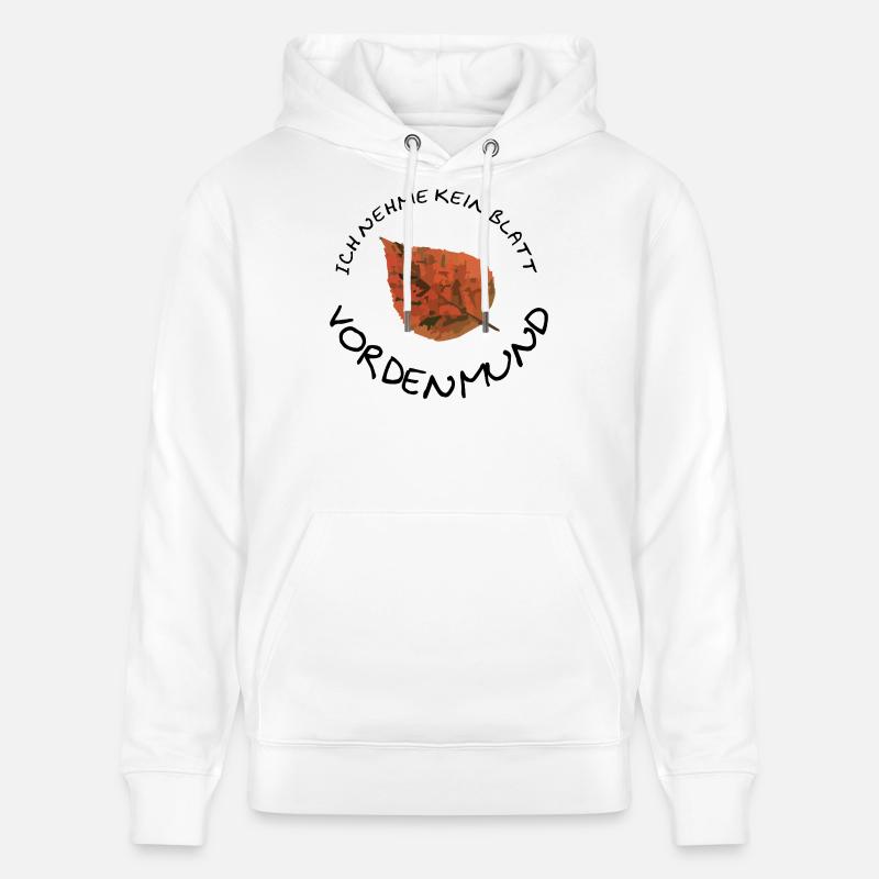 Ne mâche pas tes mots - Sweat à capuche bio CRUISER Stanley/Stella Unisexe - blanc