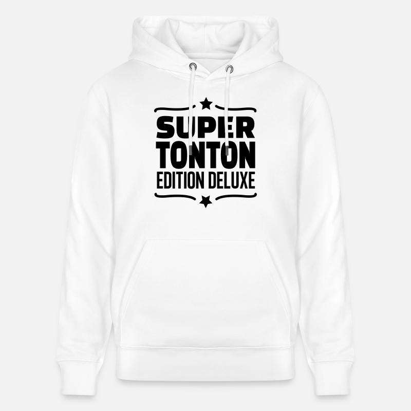 super tonton édition deluxe - Sweat à capuche bio CRUISER Stanley/Stella Unisexe - blanc