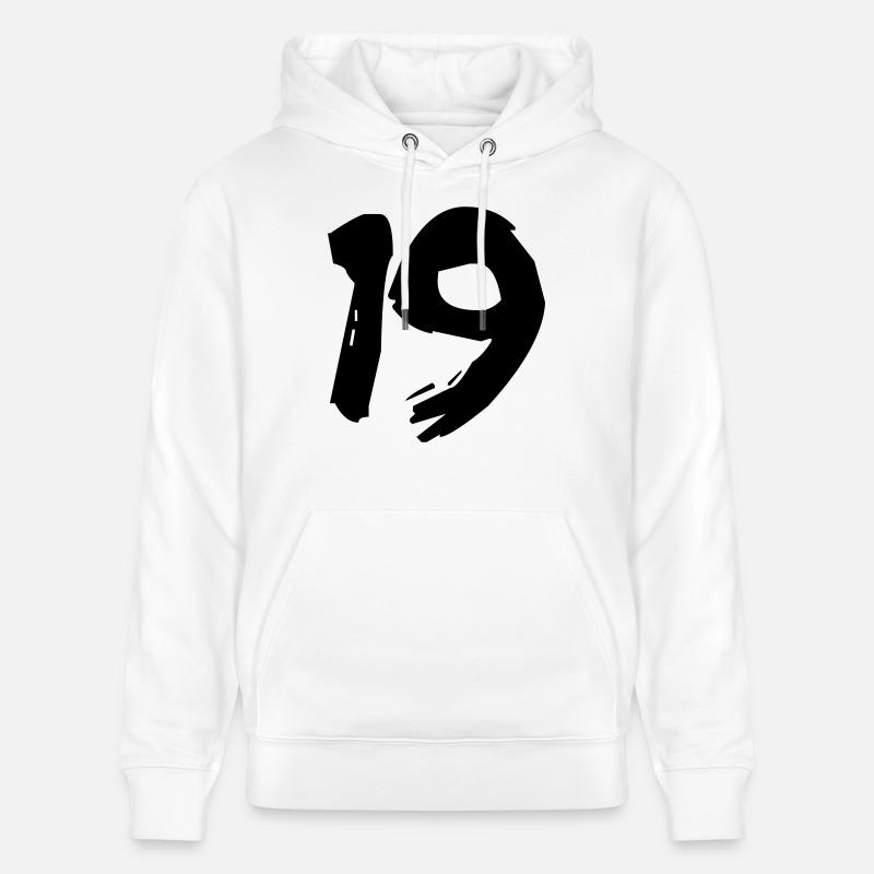 Brushed 19 - Stanley/Stella Unisex Bio-Hoodie CRUISER  - Weiß