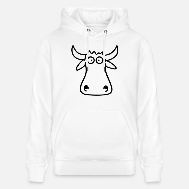 bull_head - Sweat à capuche bio CRUISER Stanley/Stella Unisexe - blanc