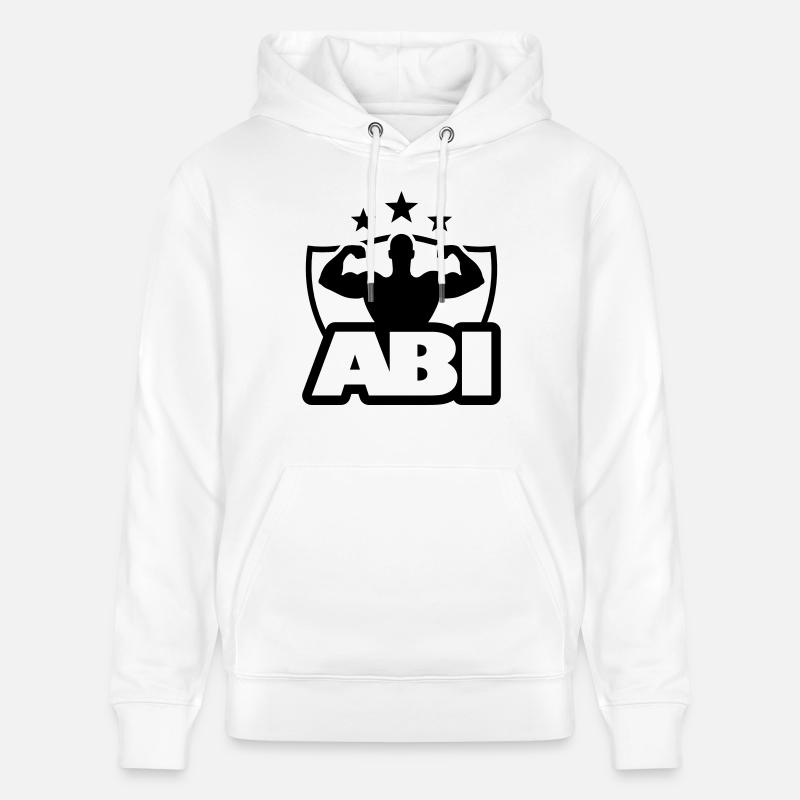 ABI - Sweat à capuche bio CRUISER Stanley/Stella Unisexe - blanc