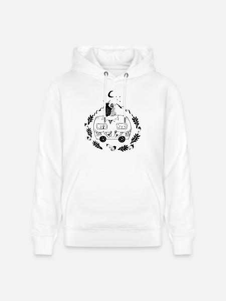 Norwegenliebe - Stanley/Stella Unisex Bio-Hoodie CRUISER - Weiß