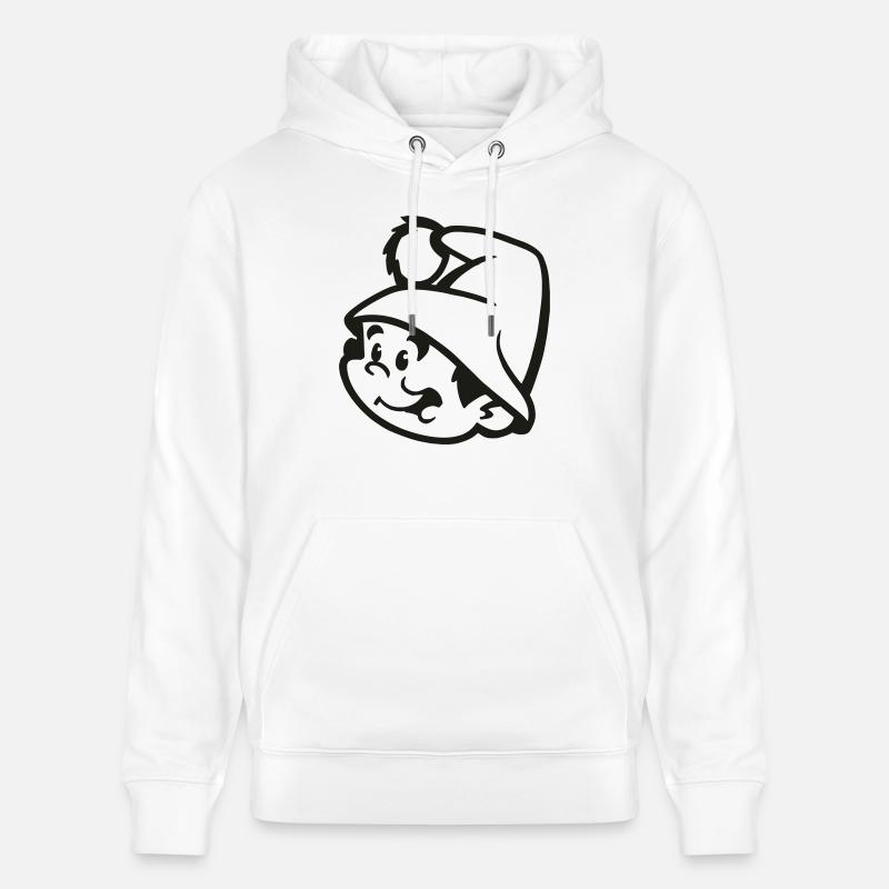 dwarf - Sweat à capuche bio CRUISER Stanley/Stella Unisexe - blanc