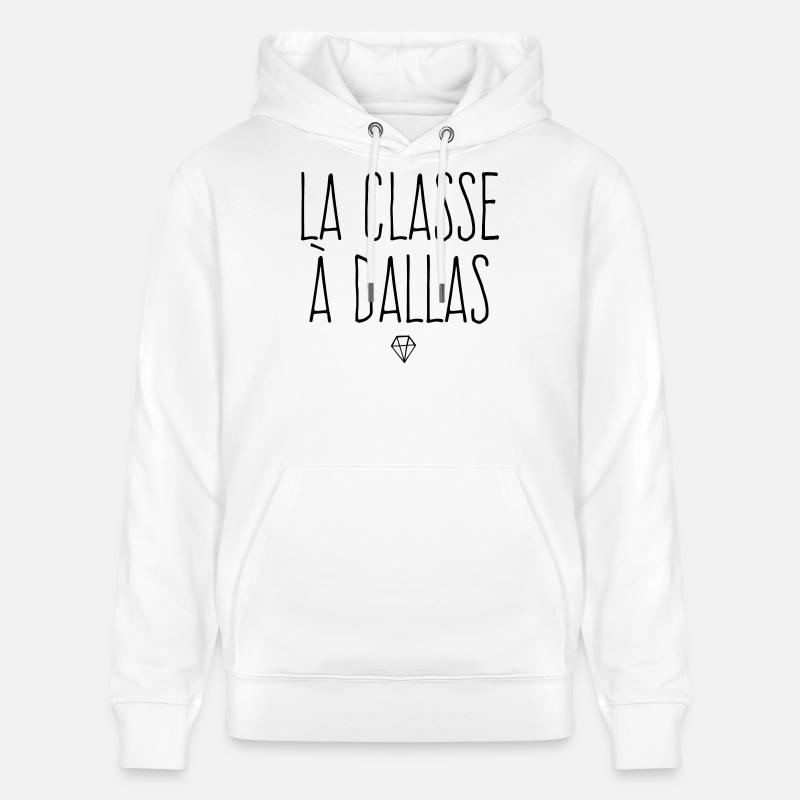 La classe à Dallas - Sweat à capuche bio CRUISER Stanley/Stella Unisexe - blanc