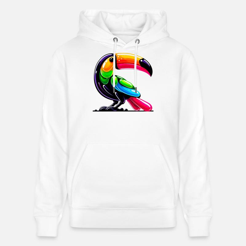 Toucan - Sweat à capuche bio CRUISER Stanley/Stella Unisexe - blanc