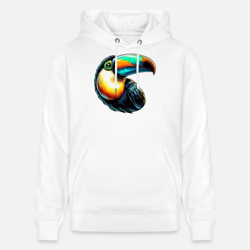 Toucan - Sweat à capuche bio CRUISER Stanley/Stella Unisexe - blanc