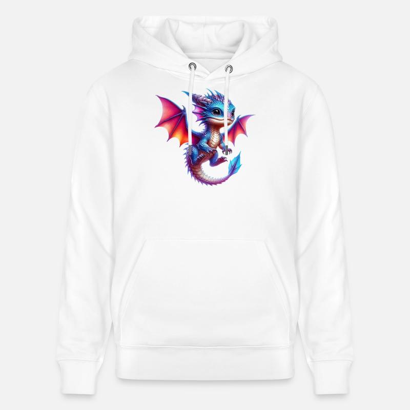 Dragon - Sweat à capuche bio CRUISER Stanley/Stella Unisexe - blanc