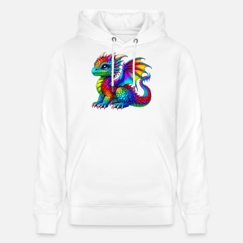 Dragon - Sweat à capuche bio CRUISER Stanley/Stella Unisexe - blanc