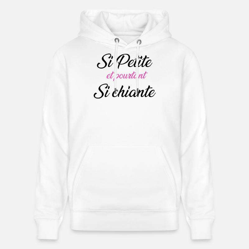so klein und doch so langweilig - Stanley/Stella Unisex Bio-Hoodie CRUISER - Weiß