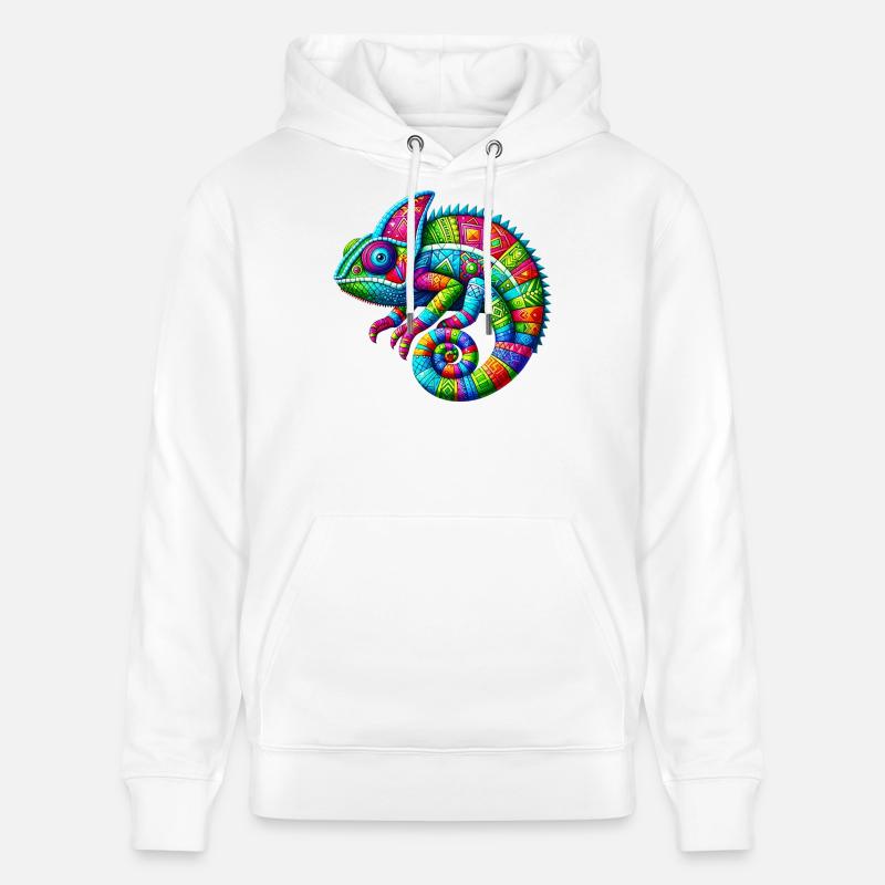 Caméléon - Sweat à capuche bio CRUISER Stanley/Stella Unisexe - blanc
