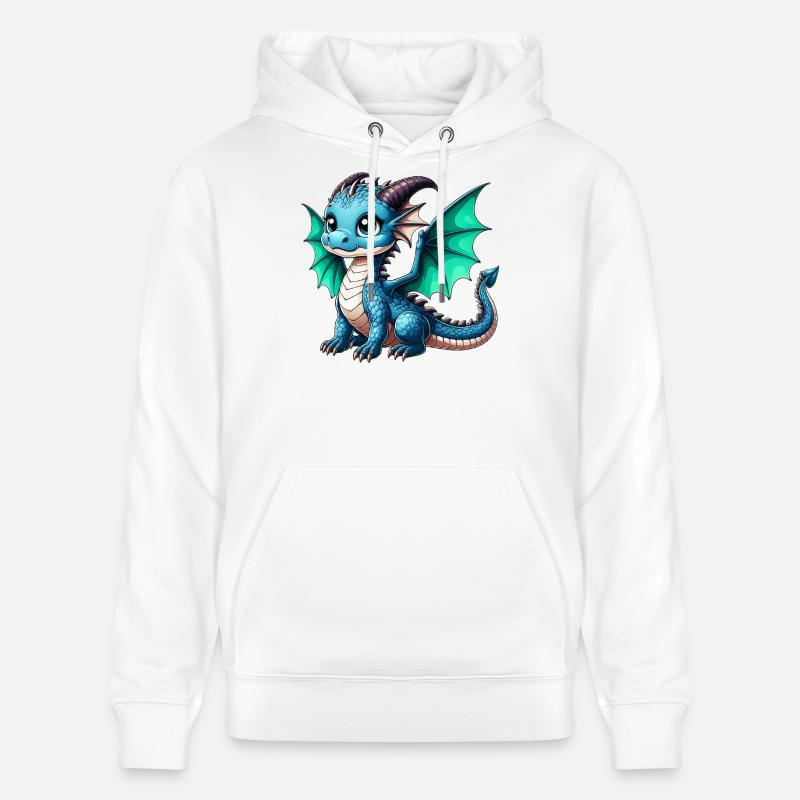 Dragon - Sweat à capuche bio CRUISER Stanley/Stella Unisexe - blanc