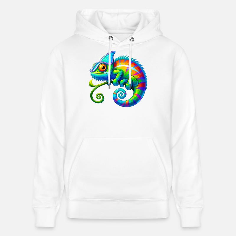 Caméléon - Sweat à capuche bio CRUISER Stanley/Stella Unisexe - blanc