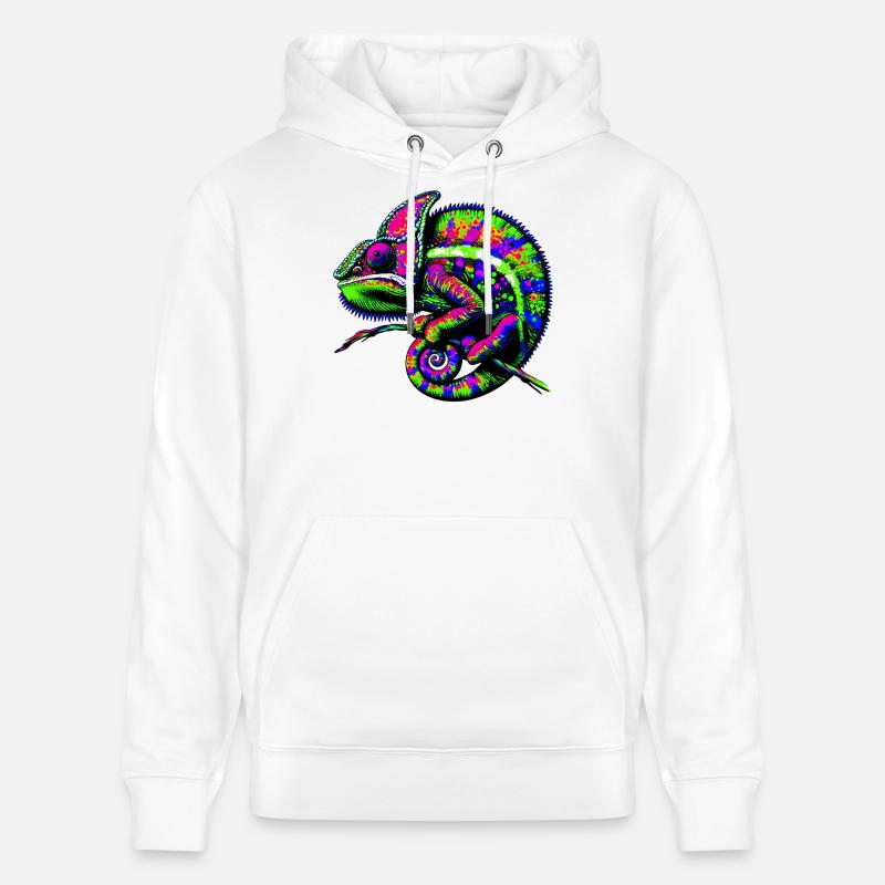 Caméléon - Sweat à capuche bio CRUISER Stanley/Stella Unisexe - blanc