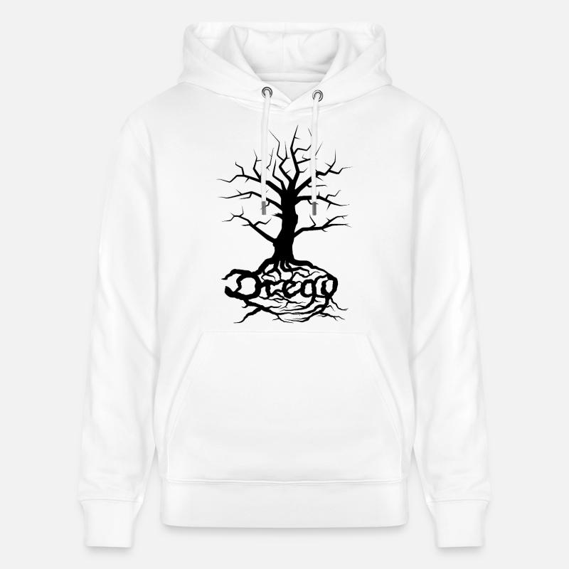 Dread Tree Black - Sweat à capuche bio CRUISER Stanley/Stella Unisexe - blanc
