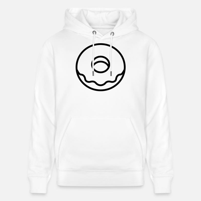 Beignet - Sweat à capuche bio CRUISER Stanley/Stella Unisexe - blanc