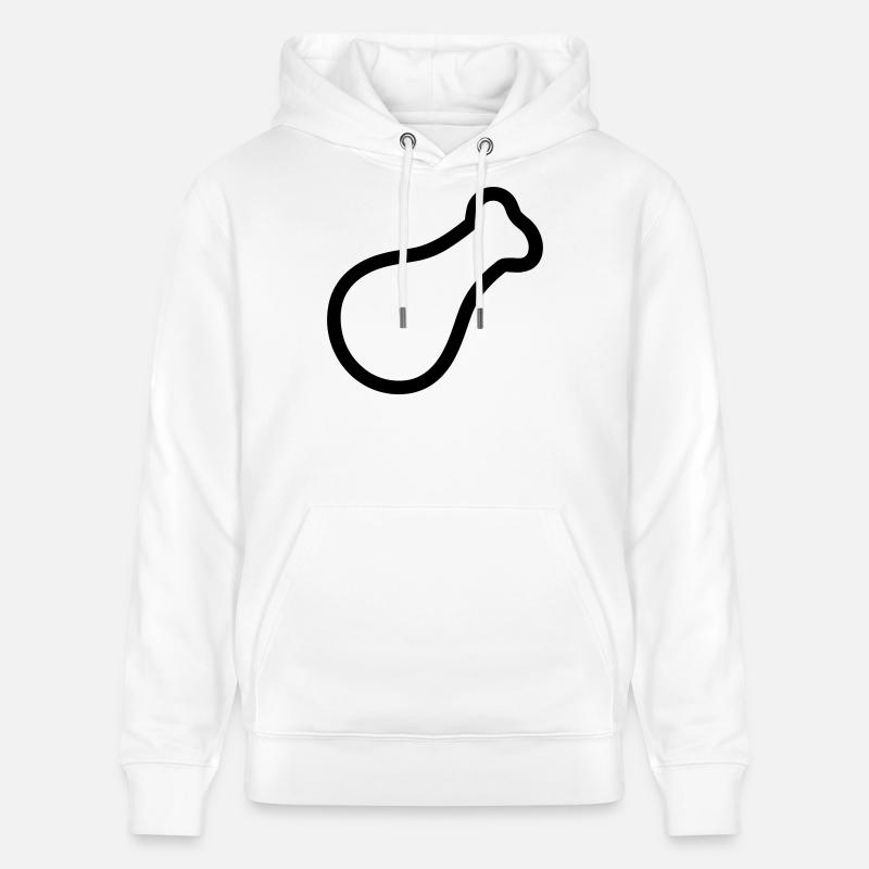 cuisse de poulet - Sweat à capuche bio CRUISER Stanley/Stella Unisexe - blanc