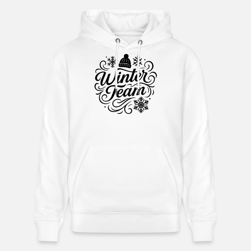 Équipe d’hiver - Sweat à capuche bio CRUISER Stanley/Stella Unisexe - blanc