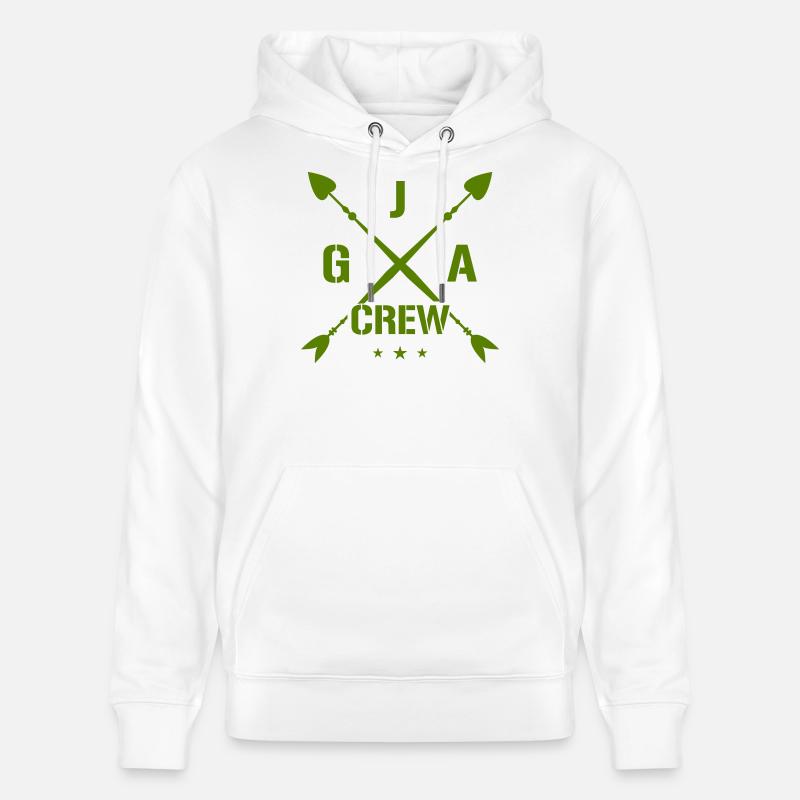 Equipage d’enterrement de vie de garçon - Sweat à capuche bio CRUISER Stanley/Stella Unisexe - blanc