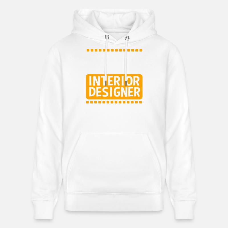 Architecte architecte Designer d’intérieur - Sweat à capuche bio CRUISER Stanley/Stella Unisexe - blanc