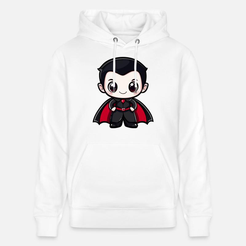 Vampire Halloween Bébé mignon - Sweat à capuche bio CRUISER Stanley/Stella Unisexe - blanc