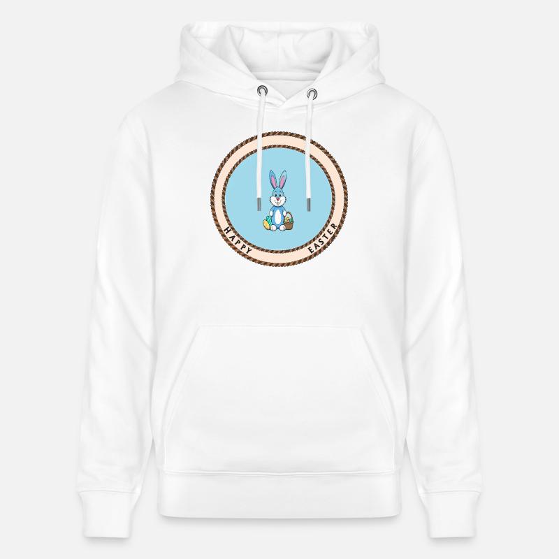 Joyeuses Pâques - Sweat à capuche bio CRUISER Stanley/Stella Unisexe - blanc