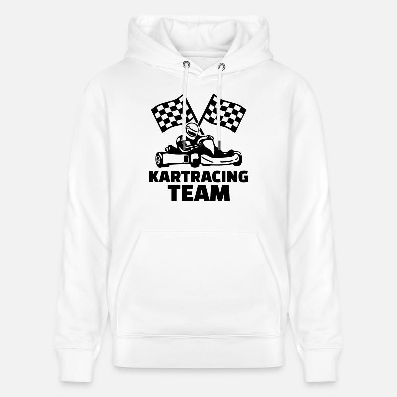Kart Racing Team - Sweat à capuche bio CRUISER Stanley/Stella Unisexe - blanc