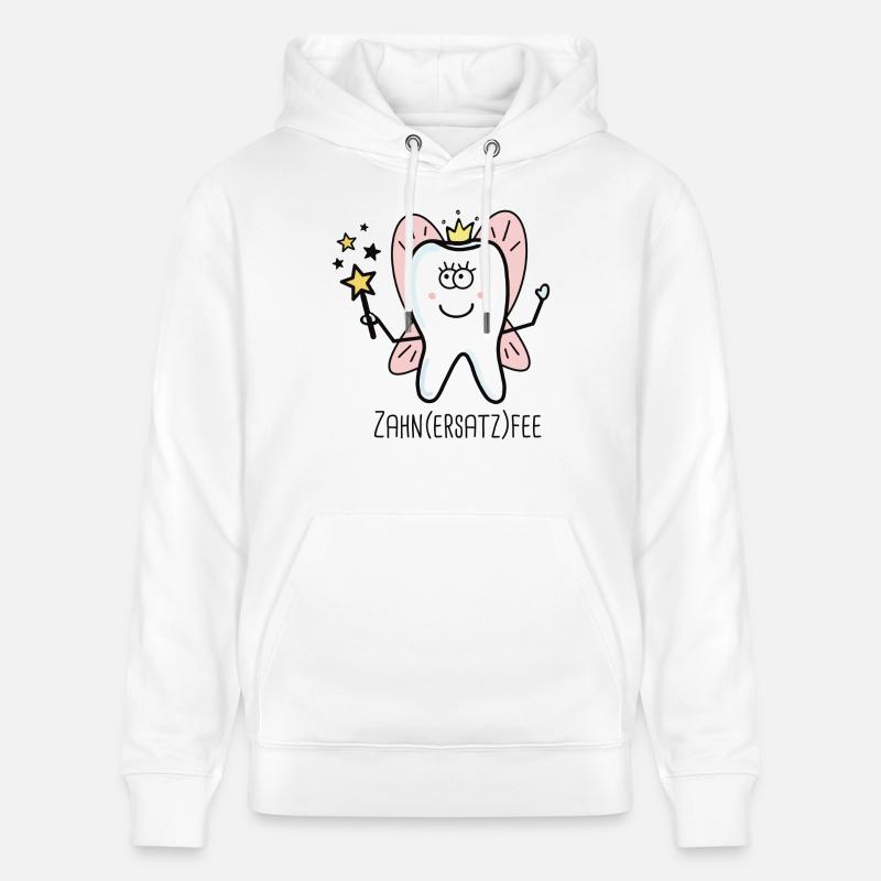Fée des dents (remplacement) - Sweat à capuche bio CRUISER Stanley/Stella Unisexe - blanc