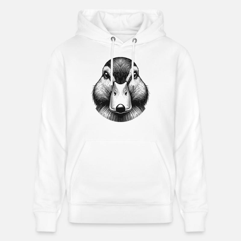 Canard - Sweat à capuche bio CRUISER Stanley/Stella Unisexe - blanc