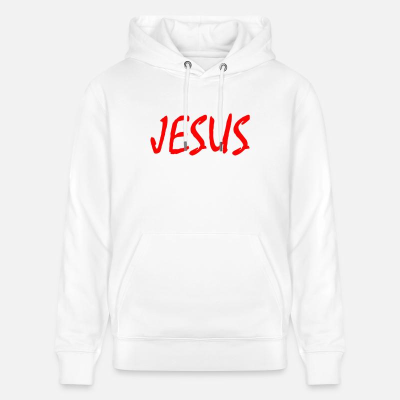 Jesus - Sweat à capuche bio CRUISER Stanley/Stella Unisexe - blanc